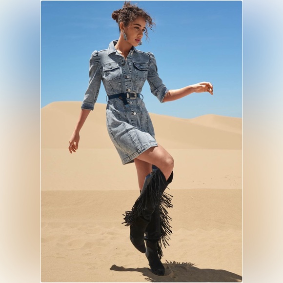 Anthropologie Dresses & Skirts - Denim Dress Size Small